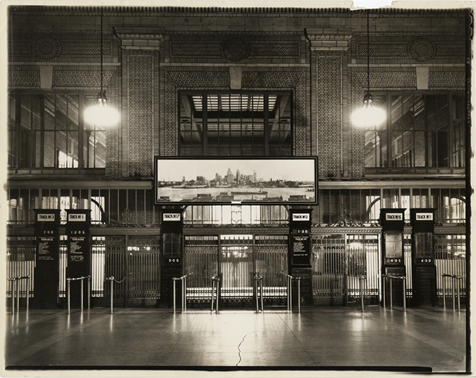 Michigan Central Railroad Station, Detroit, MI, 1913 Track entrance